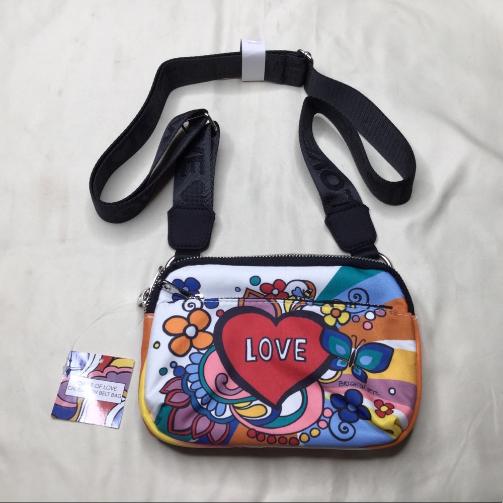 Brighton Power of Love Crossbody Belt Bag NWT